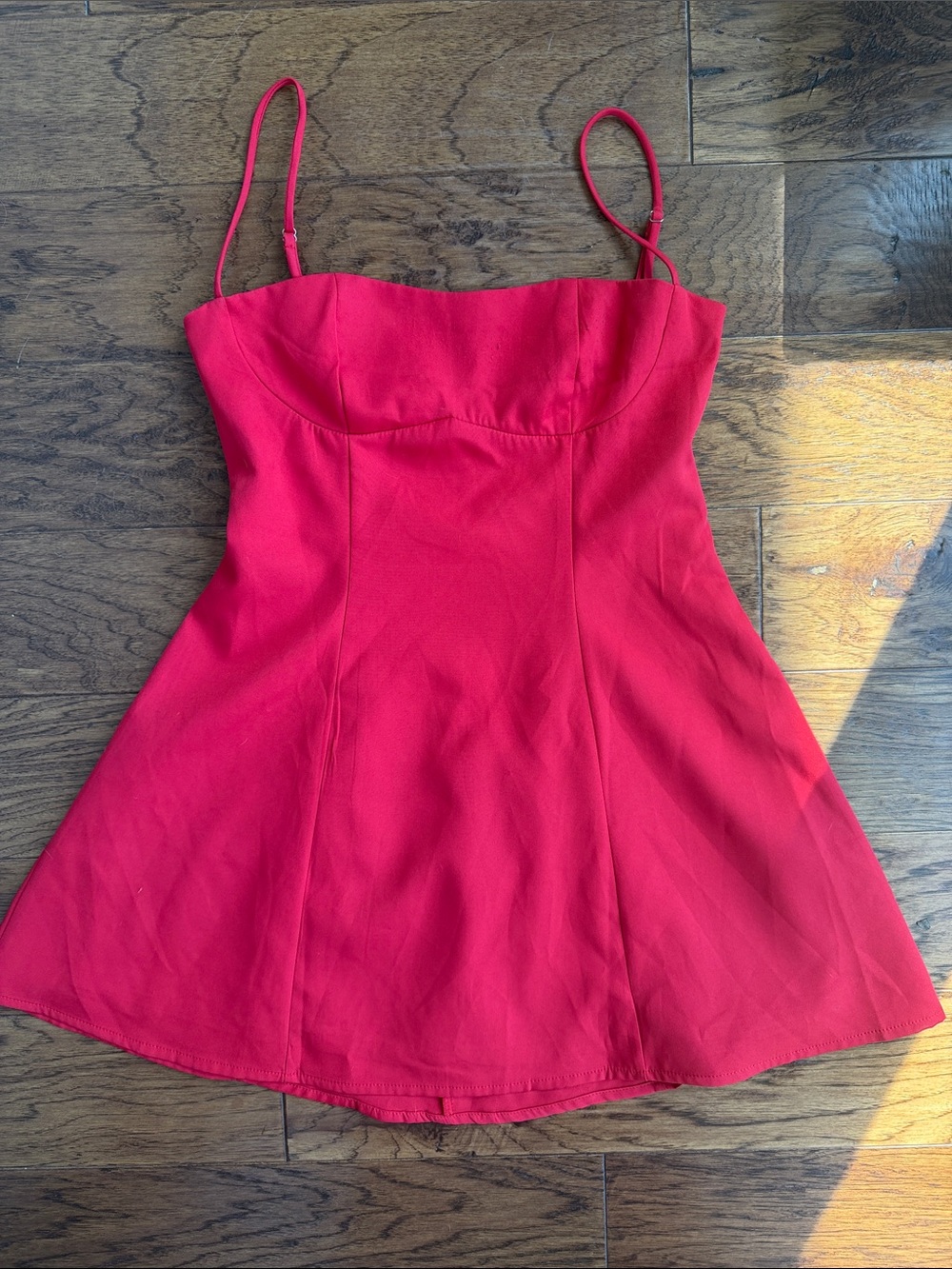 Princess Polly Red Mini Dress with Spaghetti Straps